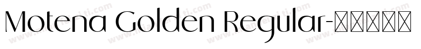 Motena Golden Regular字体转换